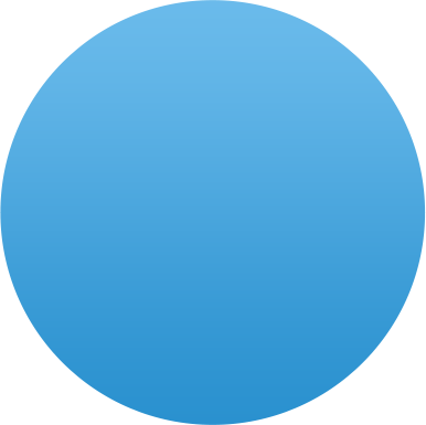 round light blue bubble